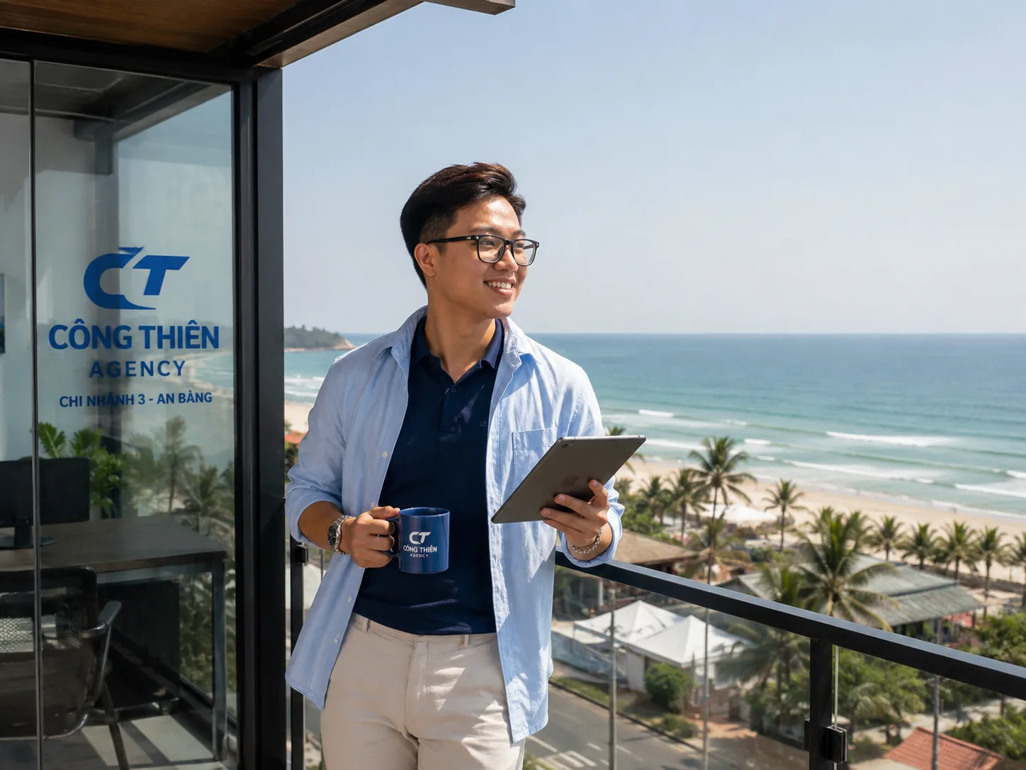 Không gian văn phòng Công Thiên Agency ở An Bàng
