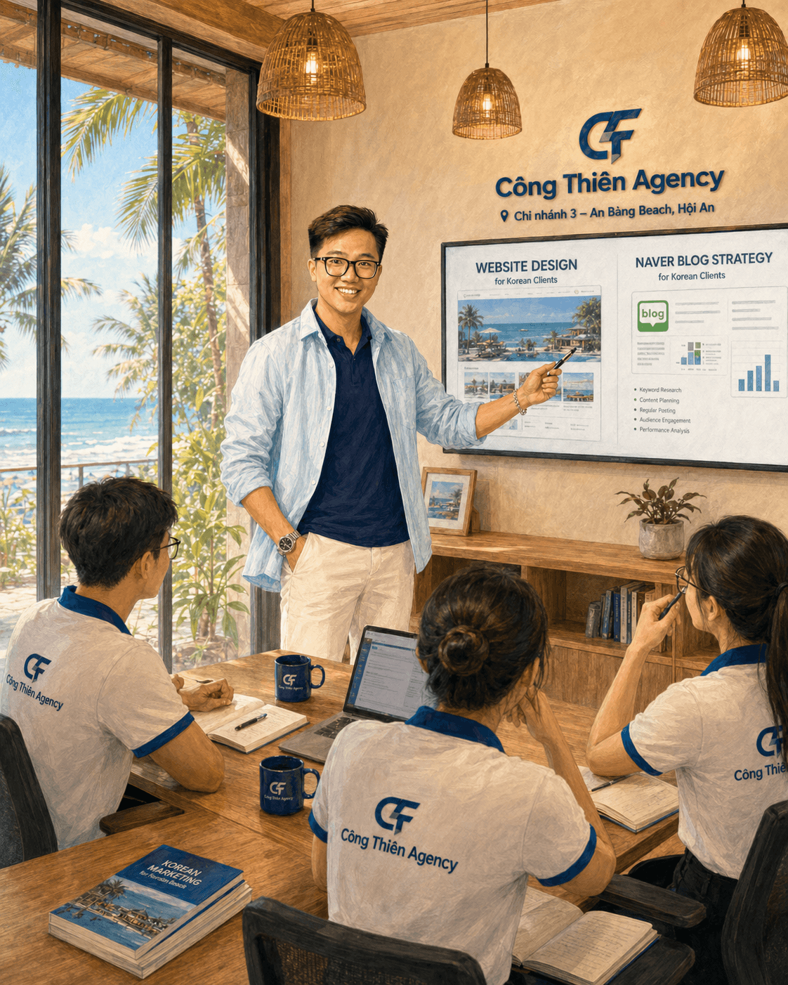 Văn phòng Công Thiên Agency tại An Bàng Hội An