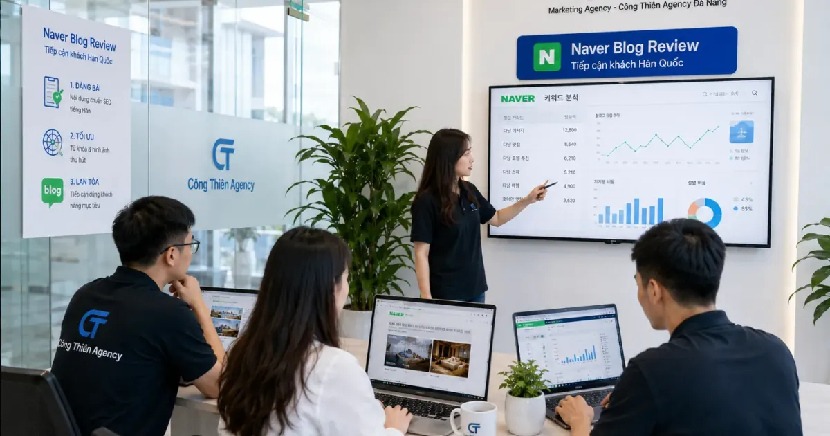 Đội ngũ phân tích báo cáo chiến dịch Naver